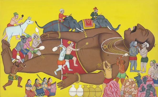 Kumbhakarna - Ngày xửa ngày xưa